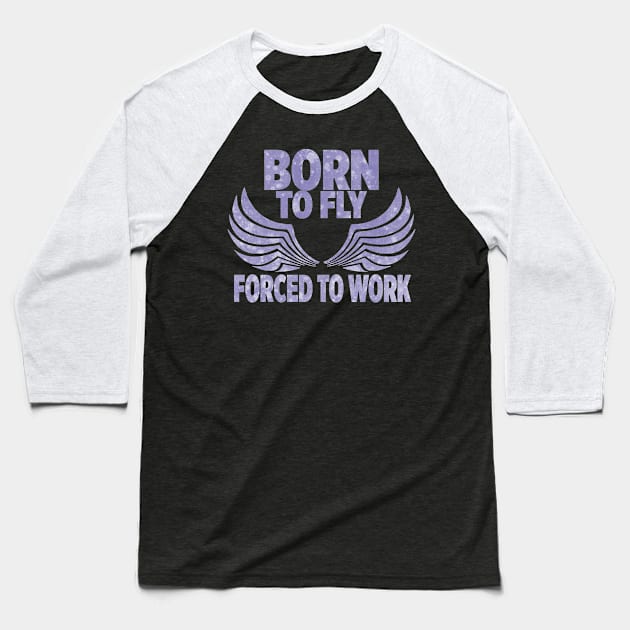 Born to ride Baseball T-Shirt by melcu